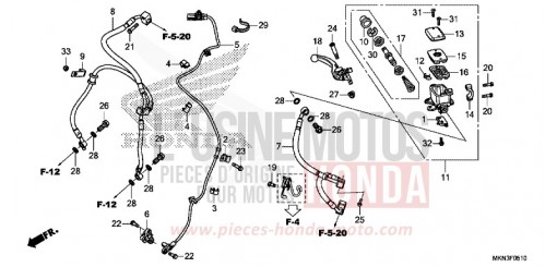 POMPA FRENO ANTERIORE CB650RAK di 2019